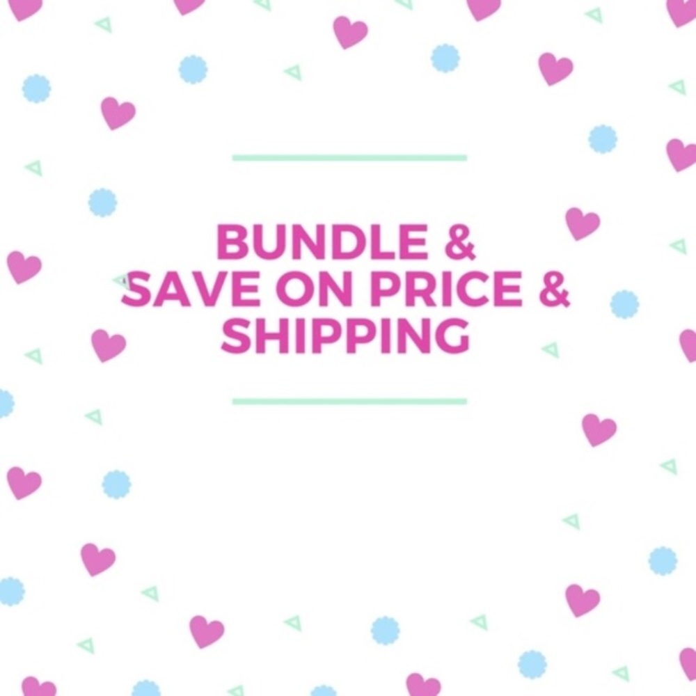 Bundle and save 30% and $4.99 shipping!!